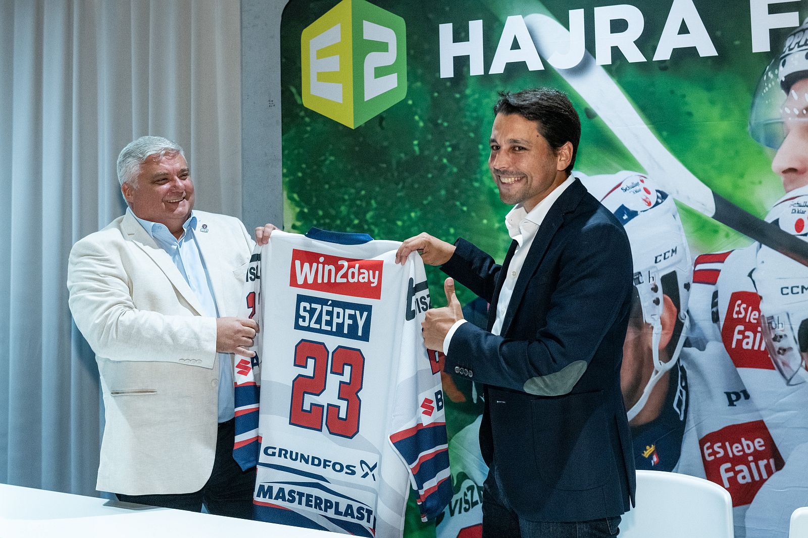 Az E2 Hungary Zrt-vel kötött támogatói szerződést a Hydro Fehérvár AV 19